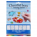 Coloring Stickers for Boys