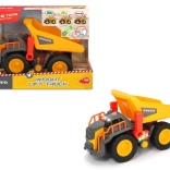 Volvo toy dump truck with lights and sounds