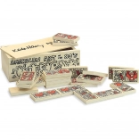VILAC Wooden Dominoes with KEITH HARING Design