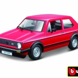 Bburago model cars Volkswagen Golf MK1 GTI red 1:24
