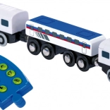 Elektrische trein met afstandsbediening voor houten treinbanen SMALL FOOT Maxim