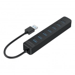 USB‑Hub ORICO 7‑Port USB 3.0 (schwarz)