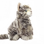 Plush Cat with Realistic Pattern