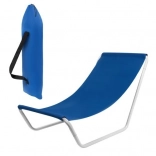 Chaise longue de plage pliante avec sac