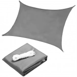 Grijs vierkant schaduwdoek 5x5 m, waterdichte afdekking van MultiGarden