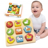 Wooden Educational Puzzle - Animals