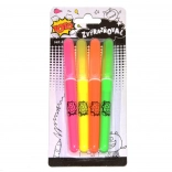 lot de surligneurs fluorescents 4 pcs