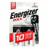 Alkaline-Batterien C LR14 ENERGIZER MAX, Blister 2 Stk.