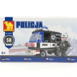 Dromader Police Car Building Set