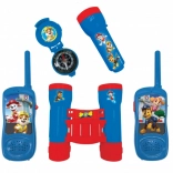 Coffret d’aventure Pat’ Patrouille avec talkies-walkies, jumelles et boussole