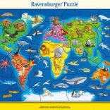 Ravensburger World Map of Animals Puzzle