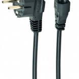 Power cable C5 connector (cloverleaf) 0.5 m with VDE certification