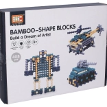 Bamboo Construction Set for Kids – 408 Pieces