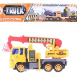 Plastic friction-powered crane truck