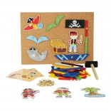Wooden Creative Game Pirates – Tapping Set small foot