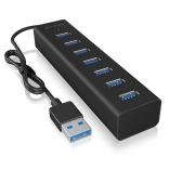 Icy Box 7-poorts USB 3.0-hub met netvoeding