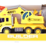 Battery-Operated Excavator with Sound and Light Effects