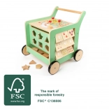 Wooden Walker and Motor Skills Cube Small Foot for Children