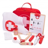 BIGJIGS TOYS Doctor’s Kit – wooden medical set for kids