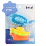 Plastic toy boats for water – set of 4