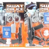 Police playset for kids with baton and accessories