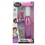 Fer à friser et tresseur pour cheveux à piles pour enfants