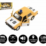 VB Police Car Lada 12 cm with light and sound, pull-back