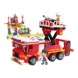 QMAN Mine City brandweer tankwagen met platform