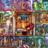 2D puzzle 1500 pieces Rich Library