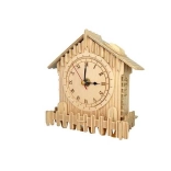 Puzzle 3D en bois – horloge Maison WOODCRAFT