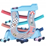 Race Track with Ramps and 4 Mini Cars