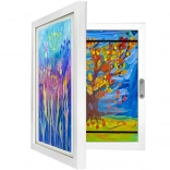 Kinderkunstlijst A4 met openslaande voorkant – capaciteit tot 150 werken