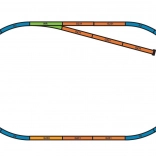 Piko Ballastbed voor railsets A+B