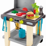 Barbecue à gaz pour enfants avec petite table et accessoires