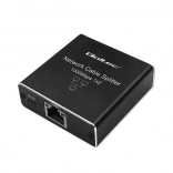 Mini Netzwerk-Splitter/Switch RJ45 1×2, 1 Gbps, USB‑C, Aluminiumgehäuse