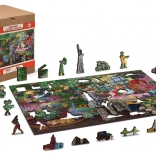 puzzle en bois recto-verso fleuriste 2-en-1, 400 pièces – WOODEN CITY