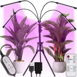 CARDLOV LED Grow Light on Tripod with 4 Arms