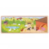 Wooden Farm Puzzle by Bigjigs Toys