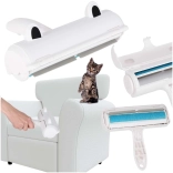 Tierhaarentferner für Kleidung und Polster, weiß/blau, wiederverwendbare Rolle