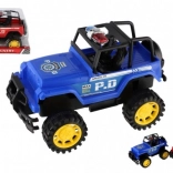 Voiture de police tout-terrain à inertie 22 cm