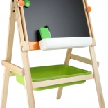 Compact 2-in-1 SMALL FOOT kids’ easel with chalk and magnets