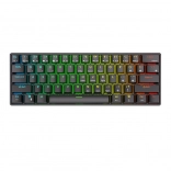Mechanische Tastatur Royal Kludge RK61 RGB braune Schalter