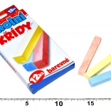 Colored School Chalk 12 pcs