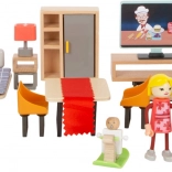 Small Foot modern furniture set for a dollhouse