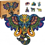 Wooden Puzzle Sacred Elephant 160 pieces