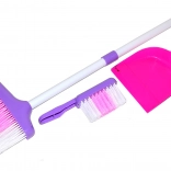 Set de nettoyage pour enfants 3 pcs, rose‑blanc