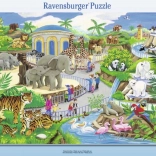 Ravensburger puzzel Bezoek aan de dierentuin 45 stukken