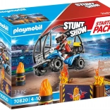 Playmobil Stunt Show startset – stuntshow met quad en vurige ramp