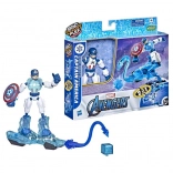 Avengers Bend and Flex actiefiguren met transformeerbaar voertuig 15 cm
