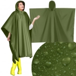 Grüner Regenponcho